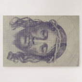 聖ヴェロニカのヴェイユ聖顔のキリストの顔 ジグソーパズル (横)