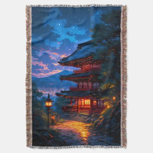 聖一の夜 (Seichi no Yoru) スローブランケット (正面縦)