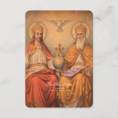 聖三位一体と祈りの言葉 エンクロージャーカード (正面)