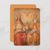 聖三位一体と祈りの言葉 エンクロージャーカード (正面/裏面)