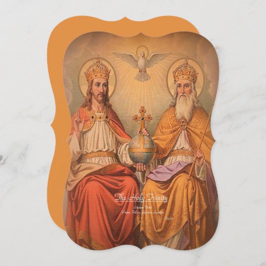 聖三位一体と祈りの言葉 シーズンカード (正面/裏面)