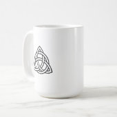 聖三位一体のホワイトコーヒーマグ コーヒーマグカップ (正面左)