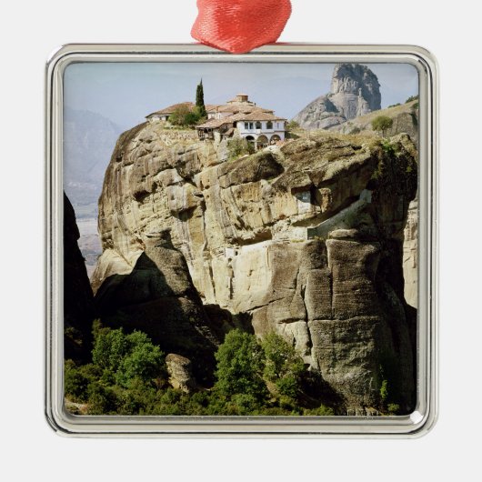 聖三位一体の修道院の眺め メタルオーナメント (正面)