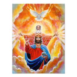 聖三位一体の栄光プリント – 聖像のアートワーク フォトプリント           