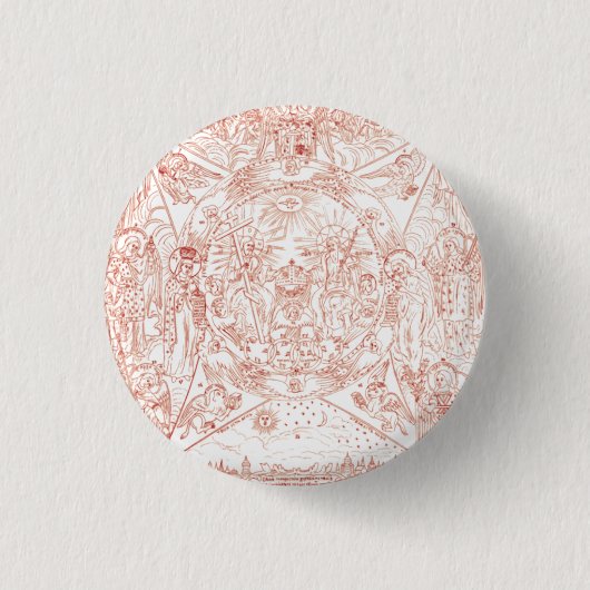 聖三位一体の栄光 缶バッジ (正面)