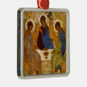 聖三位一体アイコンルブレフクリスマス メタルオーナメント (右)
