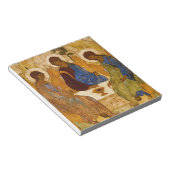 聖三位一体アイコンルブレフビザンチンカトリックの贈り物 ノートパッド (アングル)