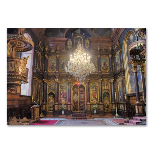 聖三位一体ギリシャ正教会 テーブルナンバー (正面)