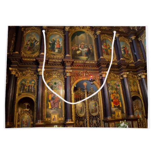 聖三位一体ギリシャ正教会 ラージペーパーバッグ (正面)