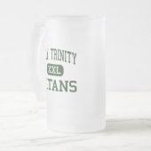 聖三位一体-タイタン-高Hicksvilleニューヨーク フロストグラスビールジョッキ (正面左)