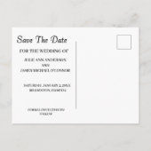 聖三位一体 結婚式のSave The Date ポストカード (裏面)