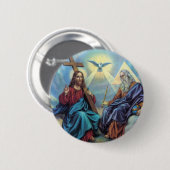 聖三位一体 缶バッジ (正面&裏面)