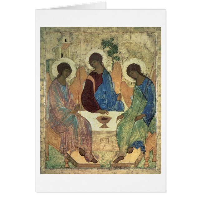 聖三位一体、1420s (パネルのテンペラ) (正面)