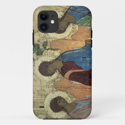 聖三位一体、1420s (パネルのテンペラ) Case-Mate iPhoneケース (裏面)