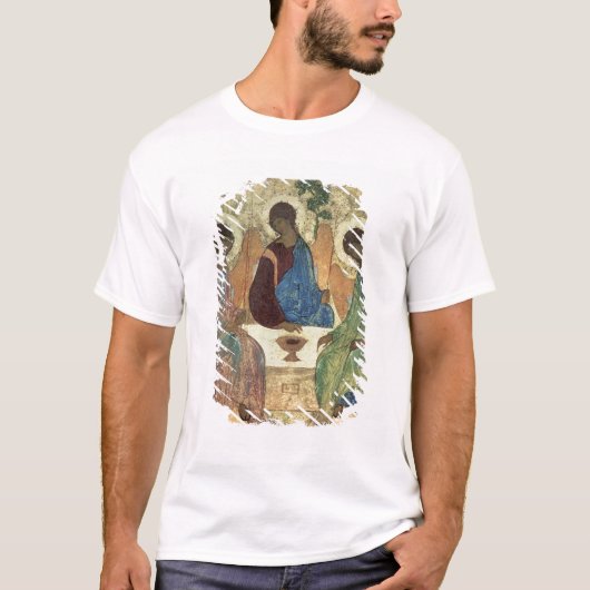 聖三位一体、1420s (パネルのテンペラ) tシャツ (正面)