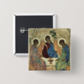 聖三位一体、1420s 缶バッジ (正面&裏面)