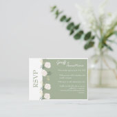 聖人と白いバラの囲結婚い言葉が答えた エンクロージャーカード (スタンド正面)