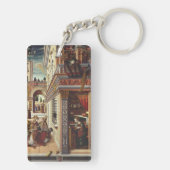 聖人の受胎告知、エミディウス聖人のいる受胎告知 キーホルダー (裏面)