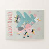 聖人の名を冠した可愛いボホクリスマスユニコーン ジグソーパズル (横)