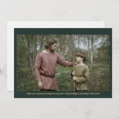 聖人の絵札 | ヴラチスラフとヴェンツェスラウス 招待状 (正面/裏面)