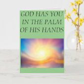 聖人は名刺を拾う カード (黄色い花)