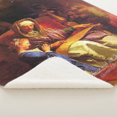 聖人アンとヨアヒム，マリアの両親 シェルパブランケット (3/4)