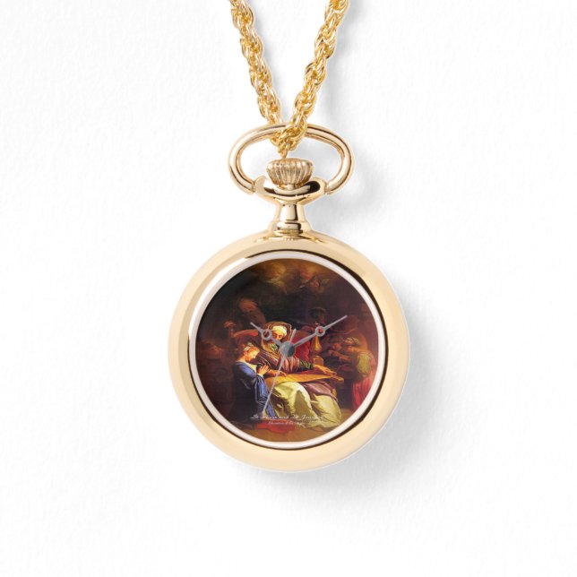 聖人アンとヨアヒム，マリアの両親 腕時計 (正面)