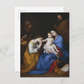 聖人アンヌとカトリーヌとの聖家族 ポストカード (正面/裏面)