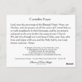 聖人カルメル聖人画修道院住職 ポストカード (裏面)