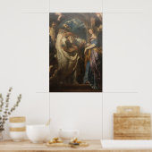 聖人付きセントグレゴリー ポスター (キッチン)