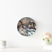 聖人教会 ラウンド壁時計 (ホーム)