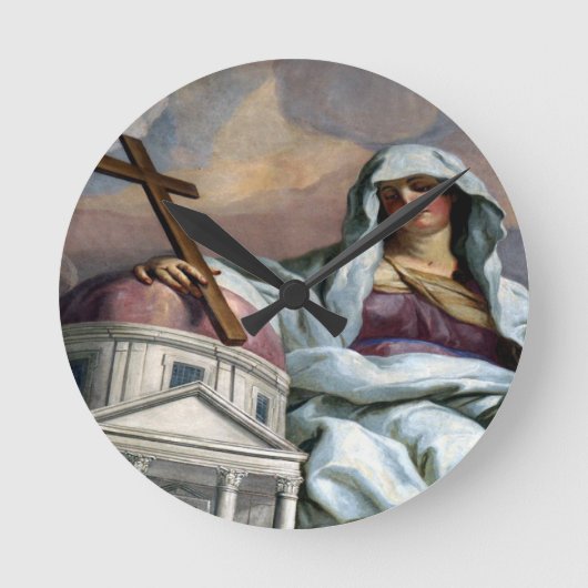 聖人教会 ラウンド壁時計 (正面)