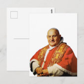 聖人教皇ヨハネ23世 カトリック教会の最高責任者 ポストカード (正面/裏面)