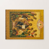 聖人正統の聖人像を持つ陛下のキリスト ジグソーパズル (横)