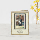 聖人紀元ヨハネ カード (黄色い花)