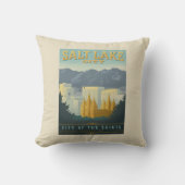 聖人都市 | ユタ州ソルトレイクシティ クッション (正面)