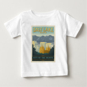 聖人都市 ユタ州ソルトレイクシティ ベビーTシャツ