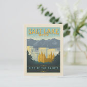 聖人都市 | ユタ州ソルトレイクシティ ポストカード (スタンド正面)