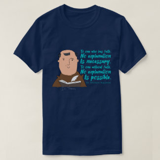 聖人、ことわざ&シャツ – St. Thomas Aquinas 2 Tシャツ