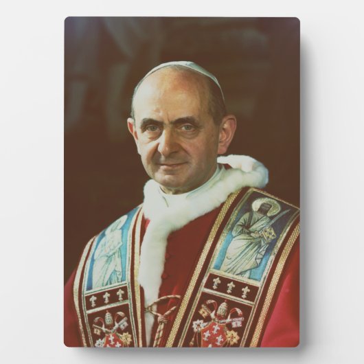 聖人 ポープ・パウル6世 ローマ司教 フォトプラーク (正面)