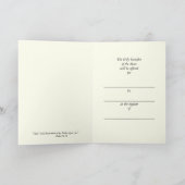 聖伝統的ハートを供えるカトリック教会 カード (内部)