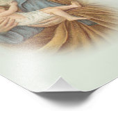 聖伝統的ヨセフと子イエス フォトプリント            (角)