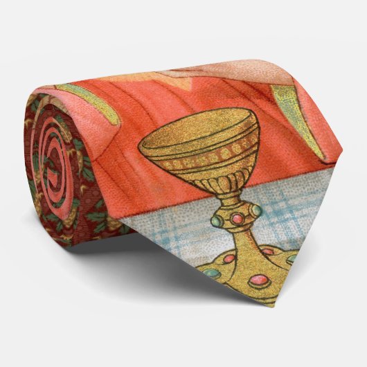 聖体の設立(イエスによる聖体拝領の制定) ネクタイ (ロール)