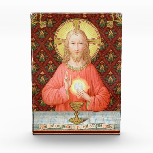 聖体の設立(イエスによる聖体拝領の制定) フォトブロック (正面)