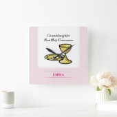 聖体体と血の孫 スクエア壁時計 (ホーム)