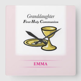 聖体体と血の孫 スクエア壁時計