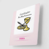 聖体体と血の孫 スクエア壁時計 (傾斜)