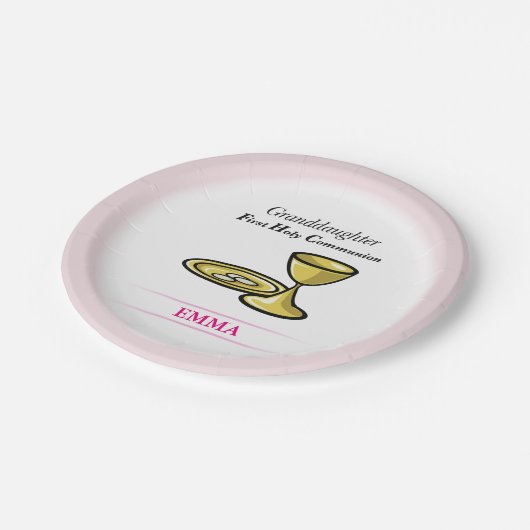 聖体体と血の孫 ペーパープレート (アングル)