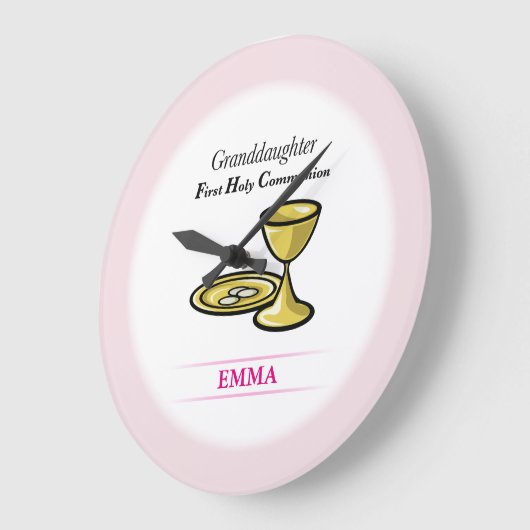 聖体体と血の孫 ラージ壁時計 (傾斜)