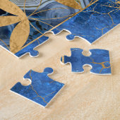 聖体幾何学の生涯の花大理石オーナメント ジグソーパズル (側面)